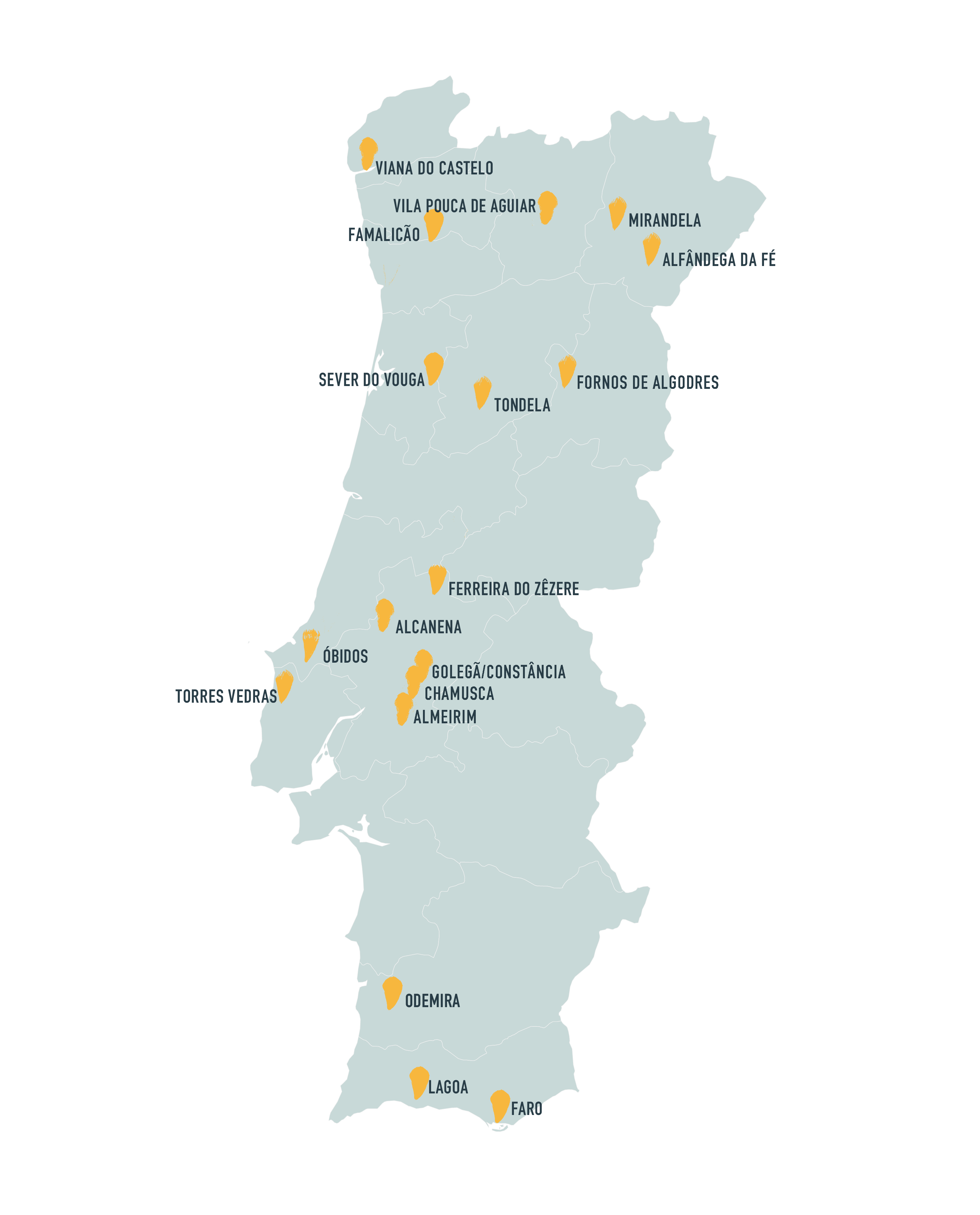 Mapa Portugal Camp In 2023